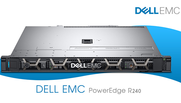 Máy Chủ Dell EMC PowerEdge R240 E-2124 - 3.3GHz